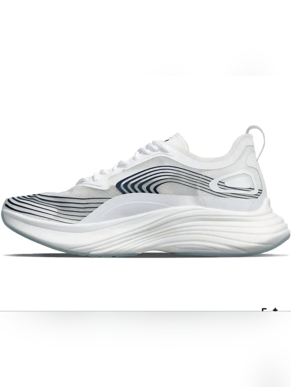 NWT APL Streamline Sneakers In White/clear/midnight M 11.5/W 10